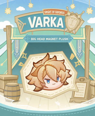 Varka Knight of Favonius Big Head Magnet Plush product details