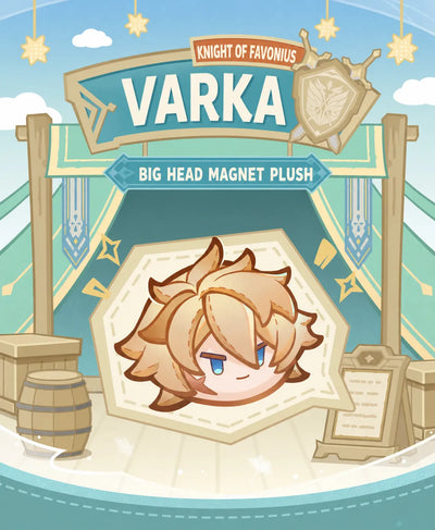 Varka Knight of Favonius Big Head Plush Pillow product details
