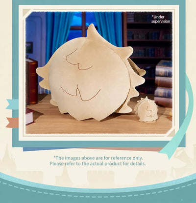 Genshin Impact Varka Plush Pillow back design and embroidered details