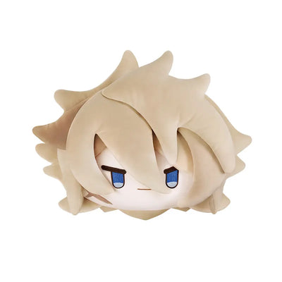 Genshin Impact Varka Big Head Plush Pillow on white background
