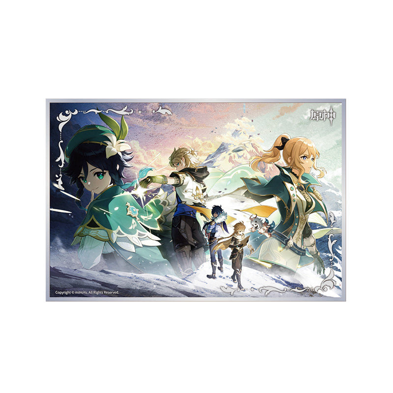 Genshin Impact Venti acrylic art print theme series collectible card