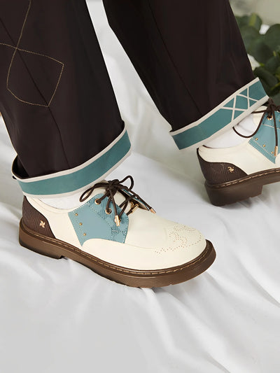Genshin Impact Venti oxford shoes back view showing heel design