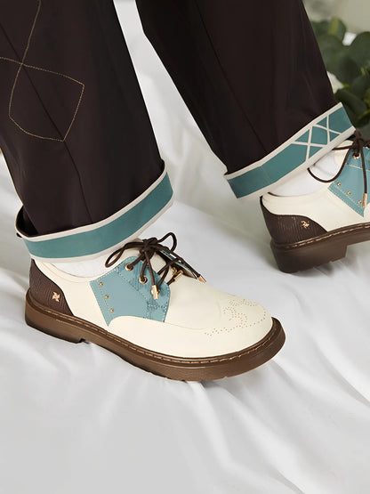 Genshin Impact Venti oxford shoes back view showing heel design