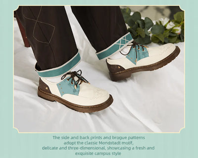 Venti oxford shoes synthetic leather material texture