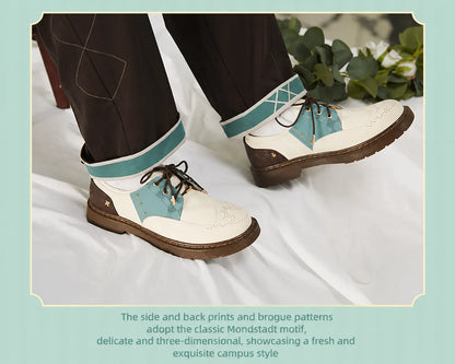 Venti oxford shoes synthetic leather material texture