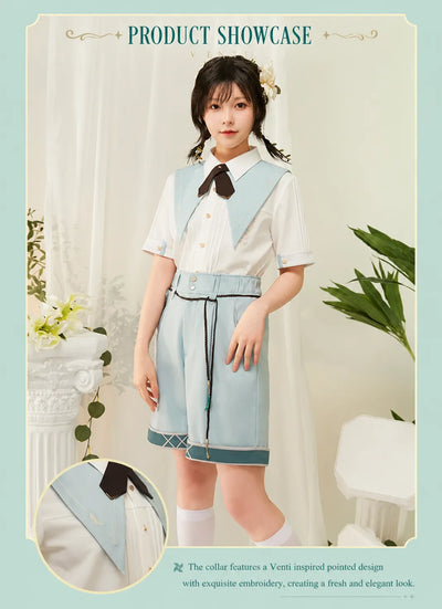 Genshin Impact Venti shirt model showcase outfit styling display
