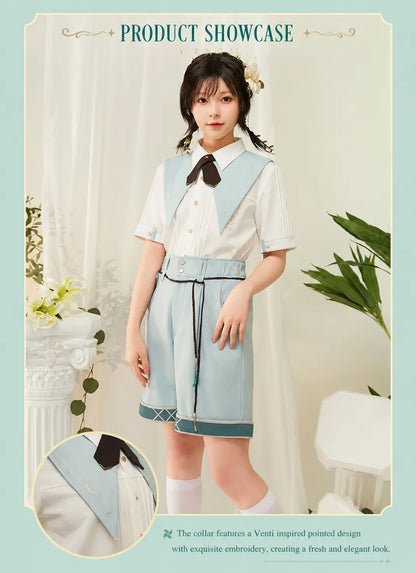 Genshin Impact Venti shirt model showcase outfit styling display