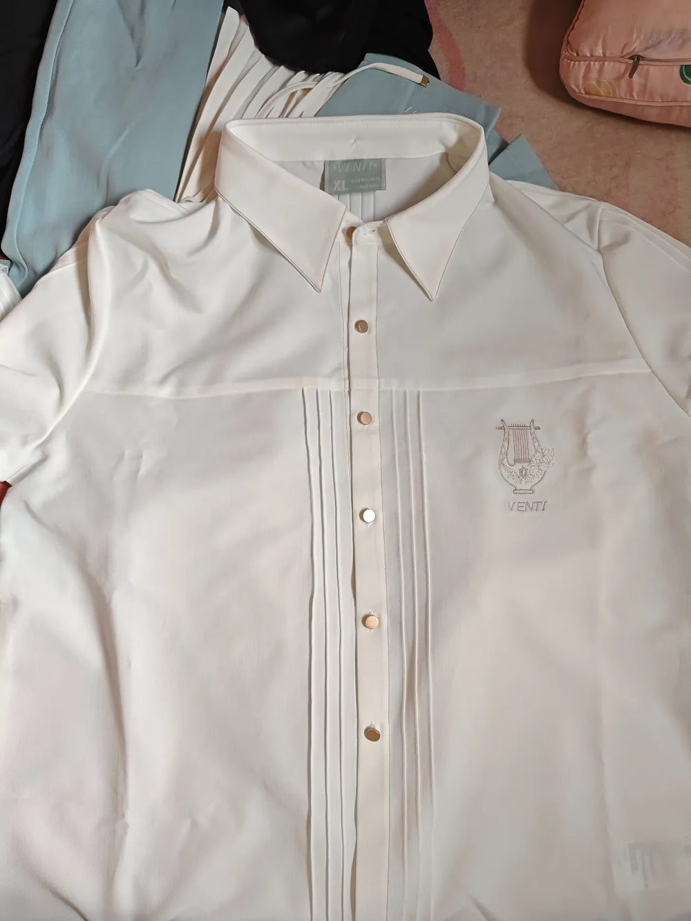 Genshin Impact Venti Themed Impression Short Sleeve Shirt