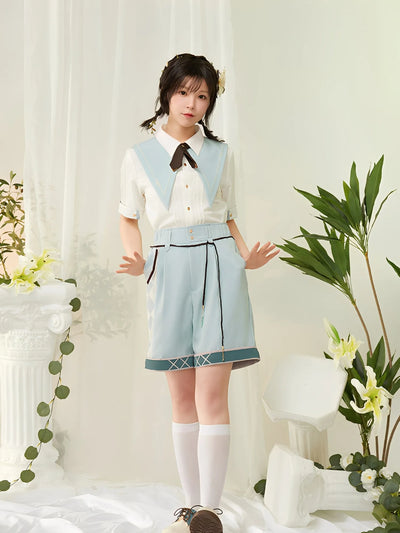 Genshin Impact Venti shorts fabric texture lightweight polyester material