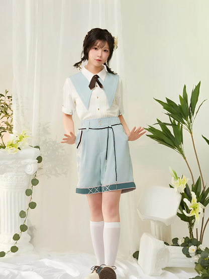 Genshin Impact Venti shorts fabric texture lightweight polyester material