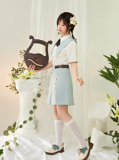 Genshin Impact Venti skirt full body model showcase outfit styling