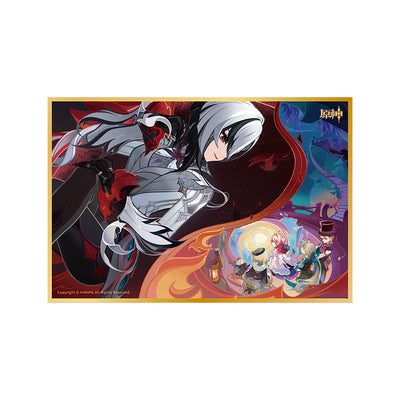 Genshin Arlecchino acrylic art card Version Preview Series character illustration display