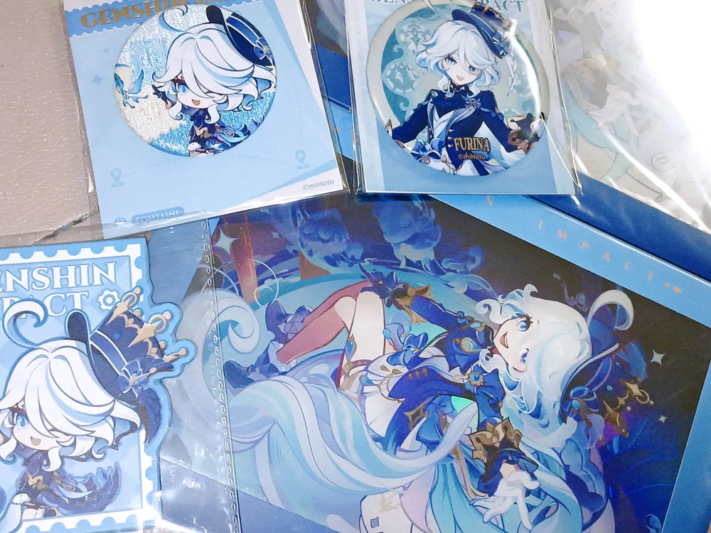 Genshin Impact Version Preview Series Acrylic Art Card Set