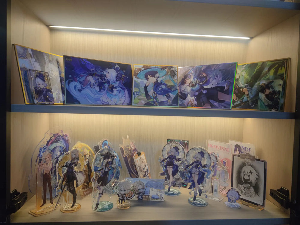 Genshin Impact Version Preview Series Acrylic Art Card Set