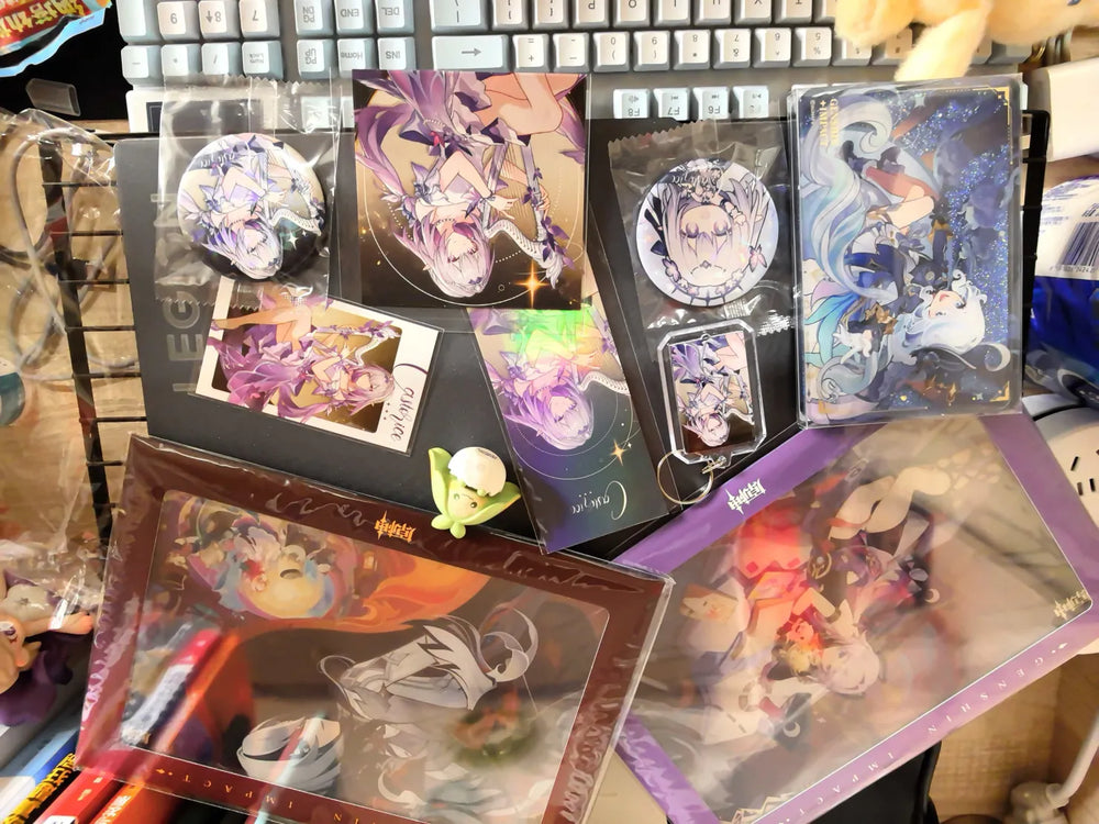 Genshin Impact Version Preview Series Acrylic Art Card Set