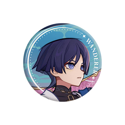 Genshin Wanderer badge Version Preview Series metal character pin collectible