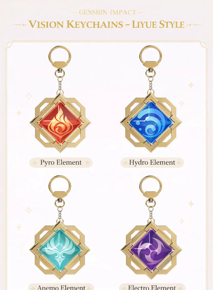 Genshin Impact Sumeru vision keychain element collection