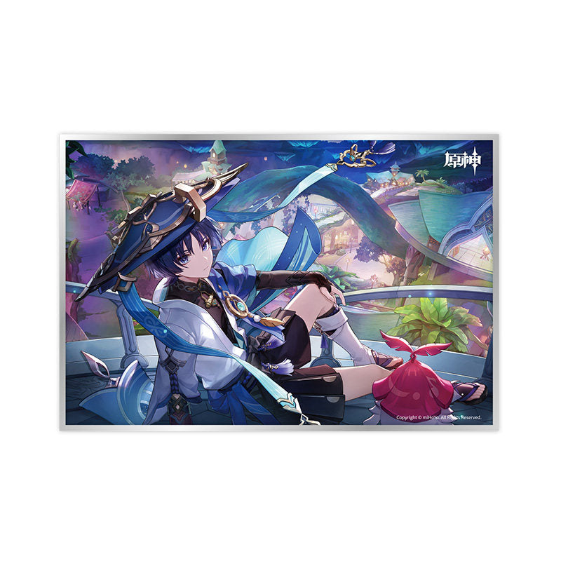 Genshin Impact Wanderer acrylic art print theme series collectible card