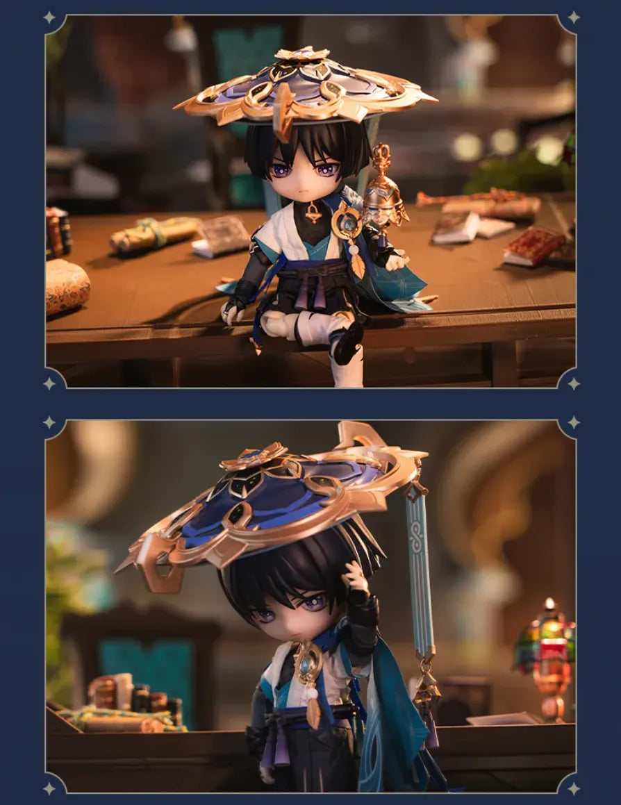 Wanderer collectible action figure displayed in a detailed scene