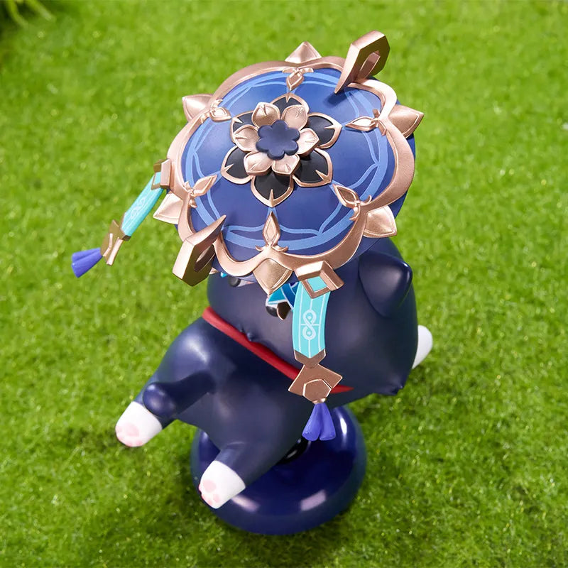 Genshin Impact Wanderer cat-shaped wobble figure collectible