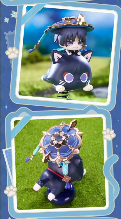 Wanderer chibi wobble figure with spring-mounted base