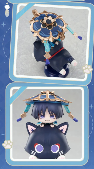 Genshin Impact Wanderer wobble figure displayed on grass
