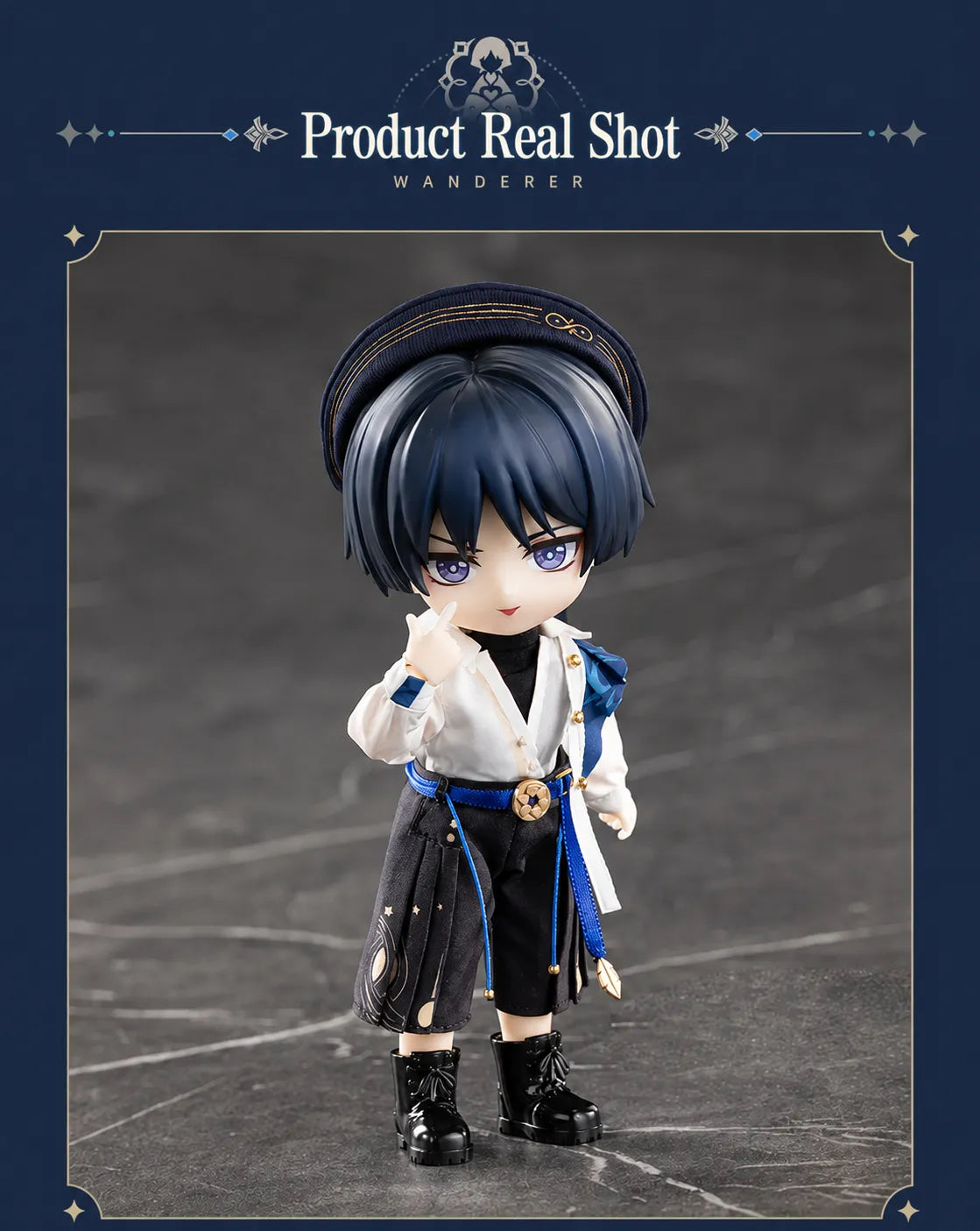 Wanderer action figure costume and accessory set contents