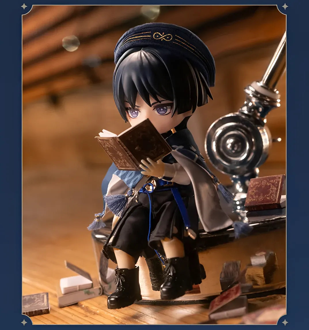 Wanderer action figure costume set display scene