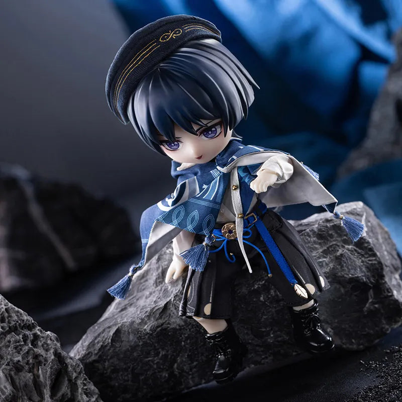 Wanderer action figure outfit with cape hat and accessories