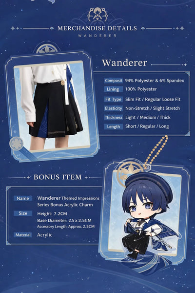 Genshin Impact Wanderer merchandise 