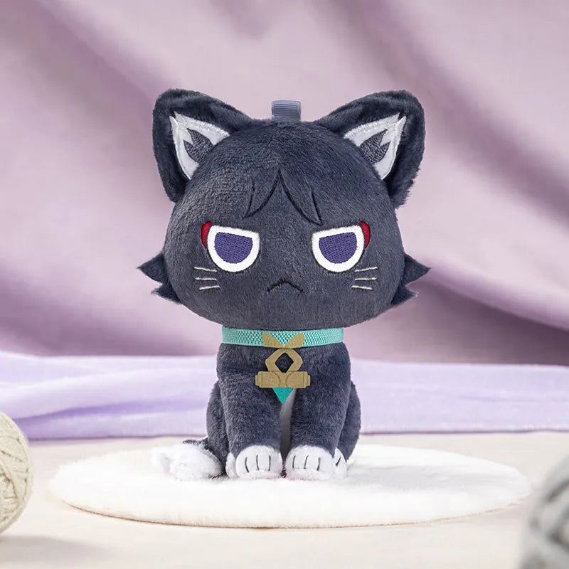 Genshin Impact Wanderer cat plush charm from the Wandering Cat Tales series