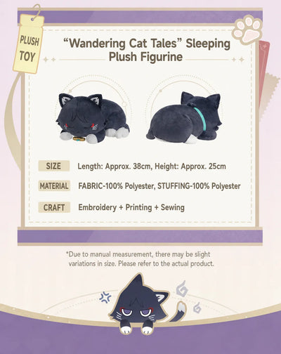 Wanderer cat plush charm from the Genshin Impact Wandering Cat Tales series