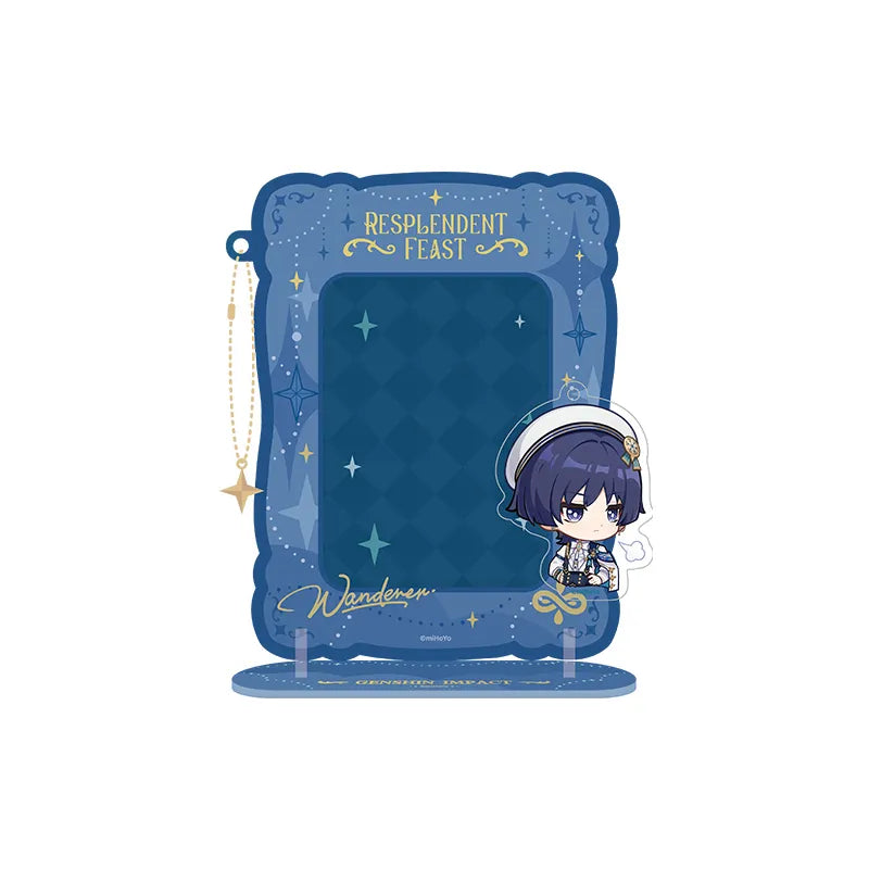 Genshin Impact Wanderer Resplendent Feast chibi magnetic acrylic photo frame stand