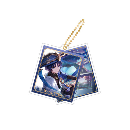 Genshin Impact Wanderer rotating double-sided acrylic keychain