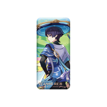 Genshin Impact Wanderer square badge theme series collectible pin
