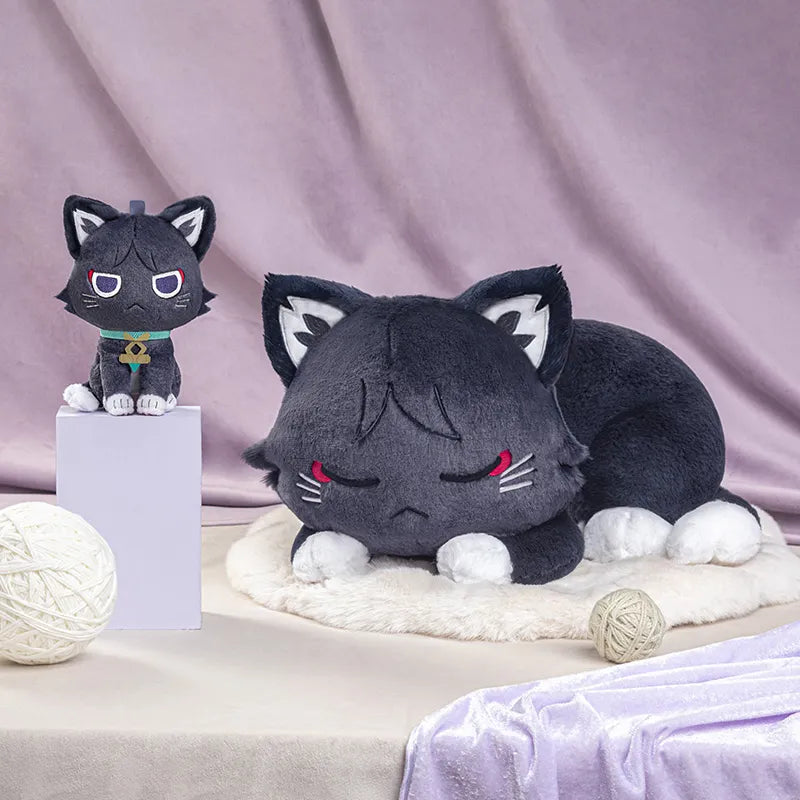 Genshin Impact Wandering Cat Tales Wanderer plush charm and sleeping plush toy
