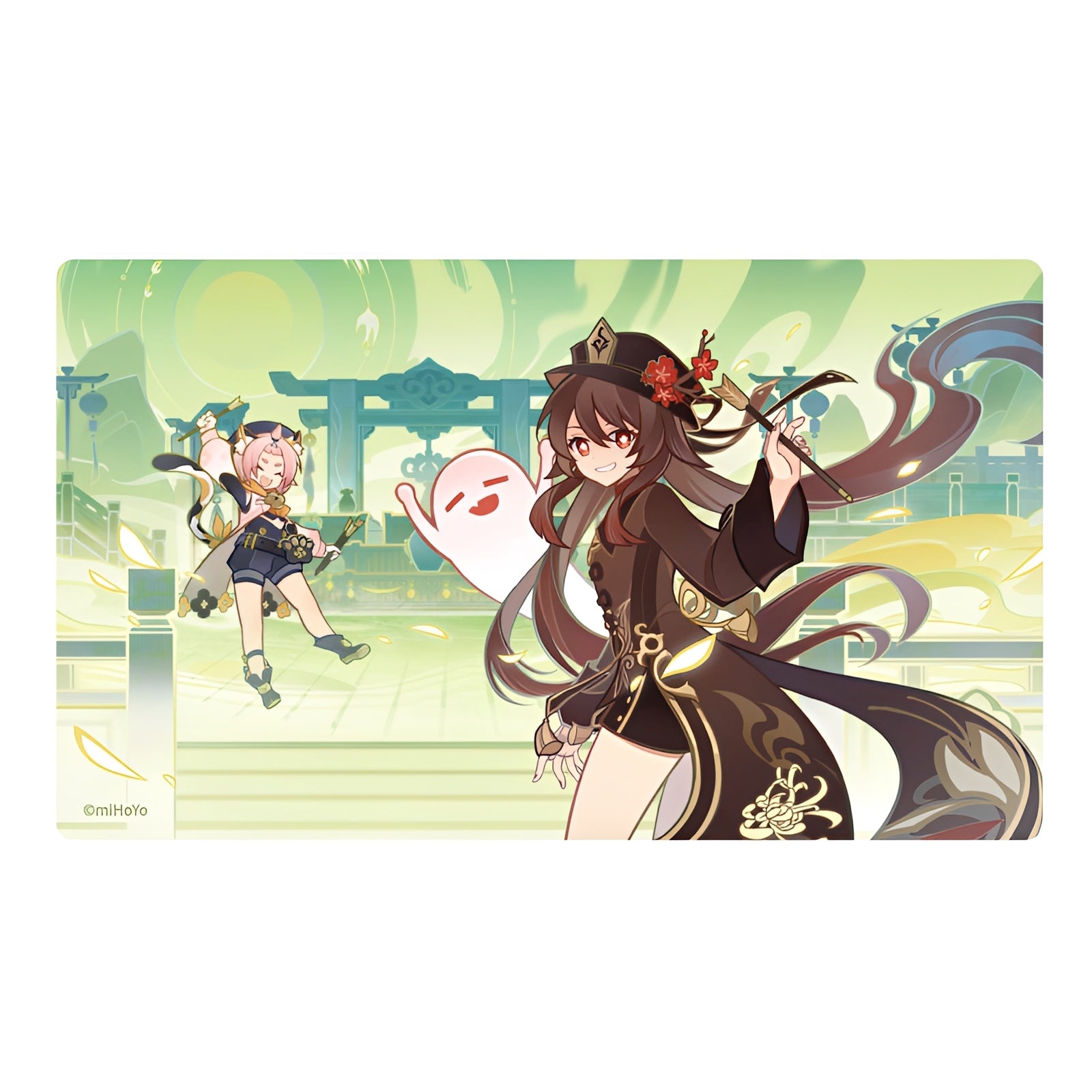 Genshin Impact Waterborne Poetry Collection art card A version Hu Tao scene design