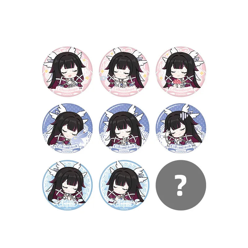 Genshin Impact Columbina Badge Blind Box full box with 9 badges