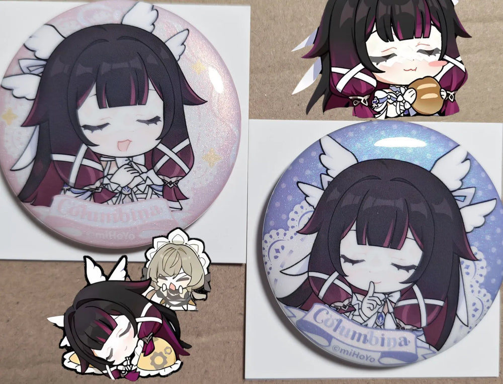 Genshin Impact Blessing of the Welkin Moon Series Badge Blind Box