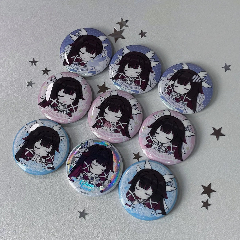 Genshin Impact Blessing of the Welkin Moon Series Badge Blind Box