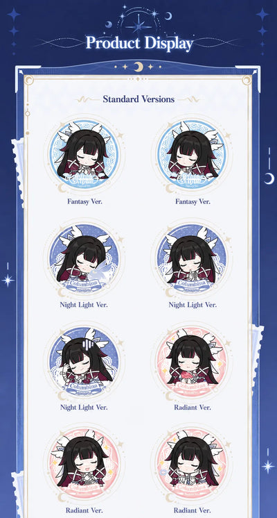 Columbina Badge Blind Box two special edition designs