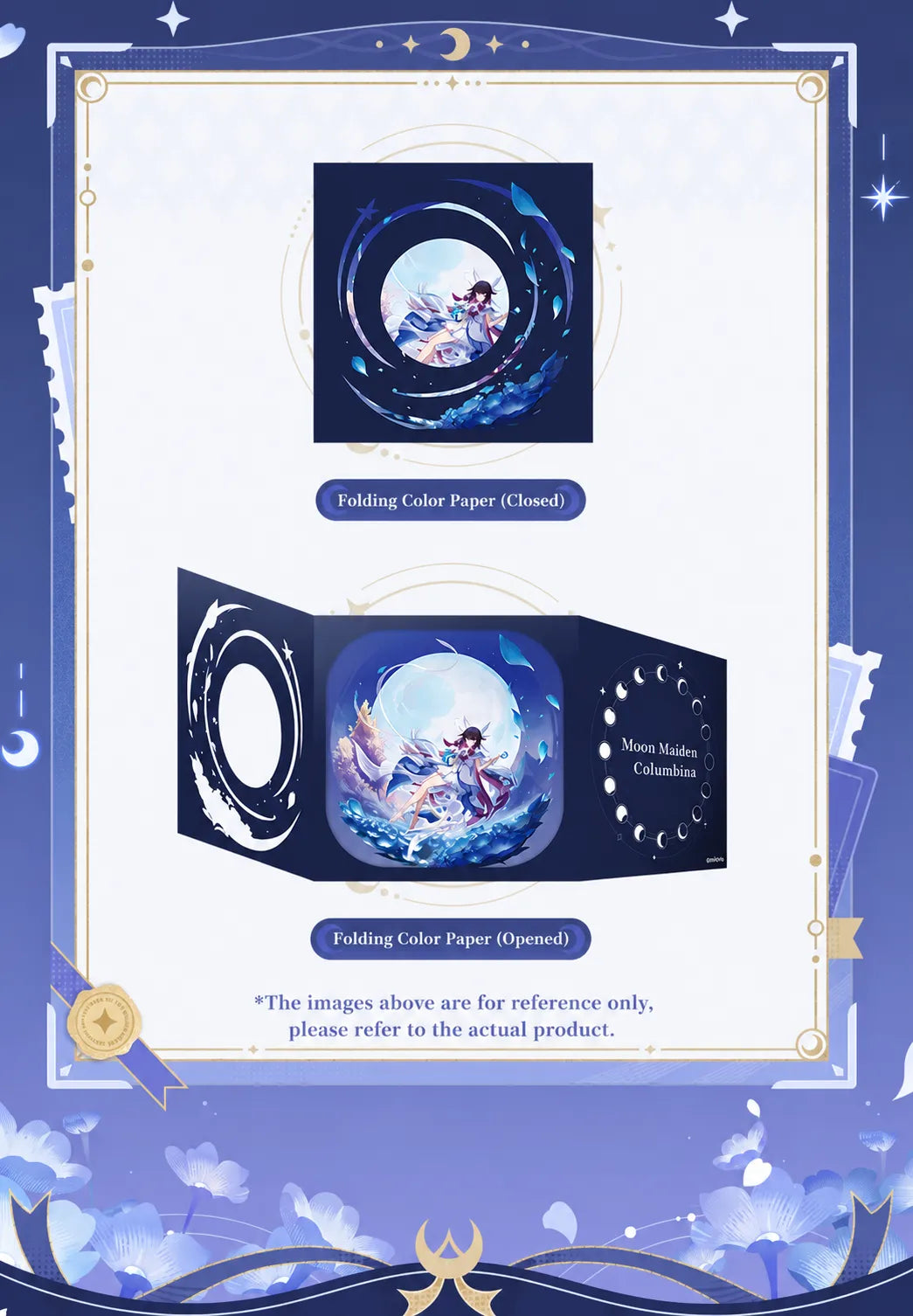 Columbina Magnetic Standee A and B versions with acrylic bases