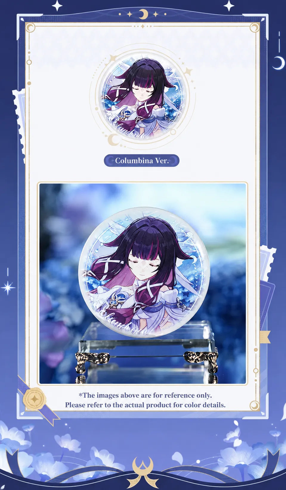 Columbina Valley Display Accessory with blue night light effect
