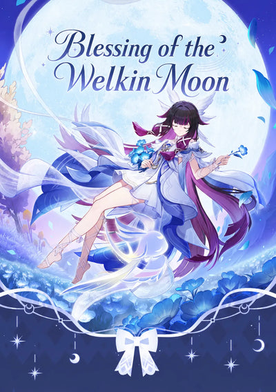 Blessing of the Welkin Moon Acrylic Light Painting product size and material details