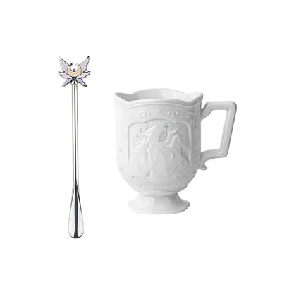 Welkin Moon’s Homecoming Columbina porcelain cup set on white background