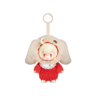 Genshin Impact Winter Nesting Series Klee plush charm on a white background
