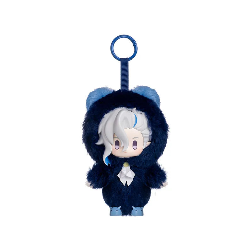 Genshin Impact Winter Nesting Series Neuvillette plush charm on a white background