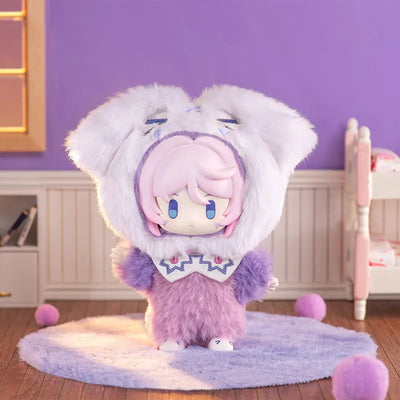 Genshin Impact Winter Nesting Series Citlali plush charm in a lavender animal-themed outfit