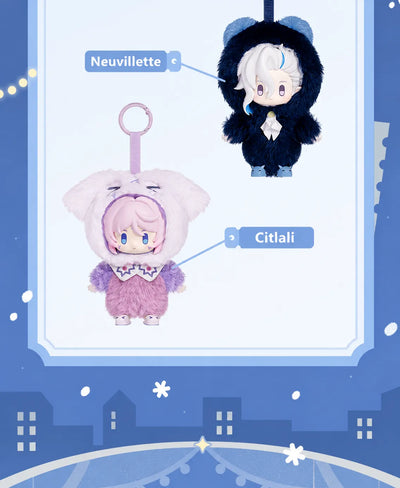Genshin Impact Winter Nesting plush charm details with flexible hands and ears