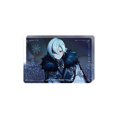 Genshin Impact Winter Night’s Laze Arlecchino acrylic sand art display